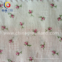Tela de algodón impresa de telar jacquar para textil de ropa de mujer (GLLML085)